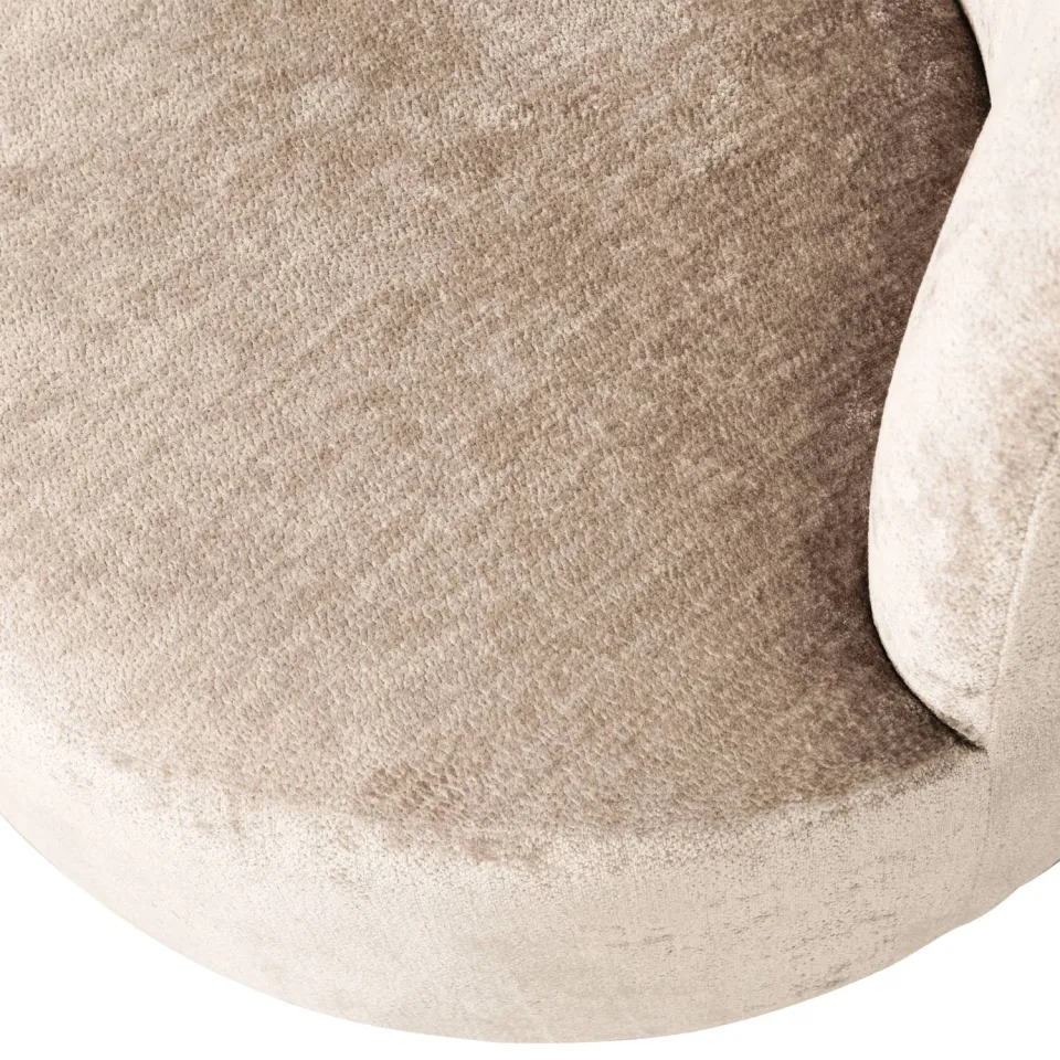 WOOOD Popular Fauteuil - Polyester - Naturel - 72x81x80, foto 3