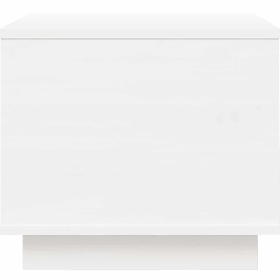 vidaXL Salontafel 40x50x35 cm massief grenenhout wit, foto 4