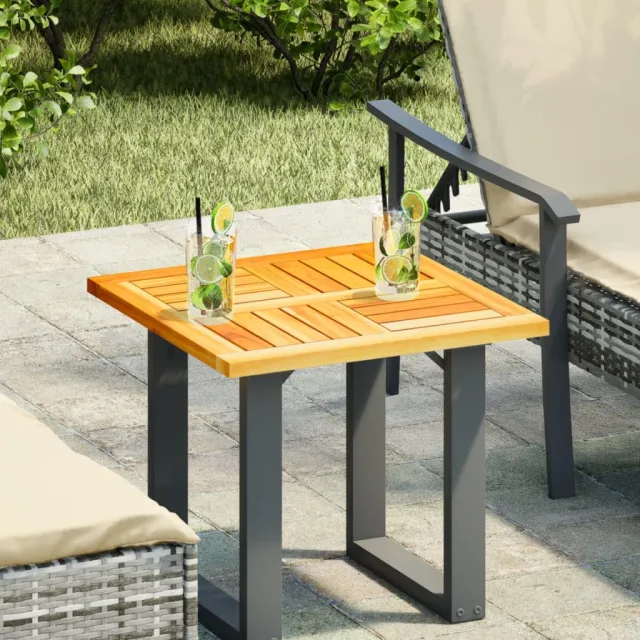 vidaXL Tafelblad vierkant 50x50x2 cm massief acaciahout Bruin