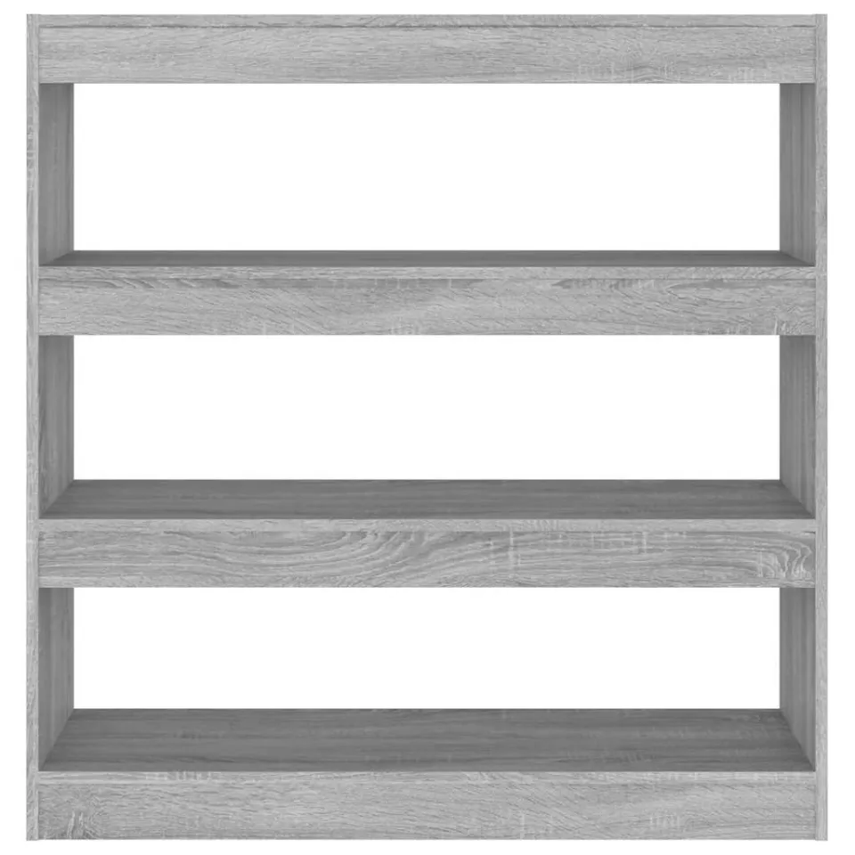 vidaXL Boekenkast/kamerscherm 100x30x103 cm grijs sonoma eikenkleurig, foto 4