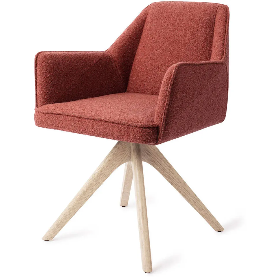 Jesper Home Tome eetkamerstoel rood, foto 3