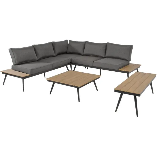 Outdoor Living Loungeset Arezzo - Antraciet