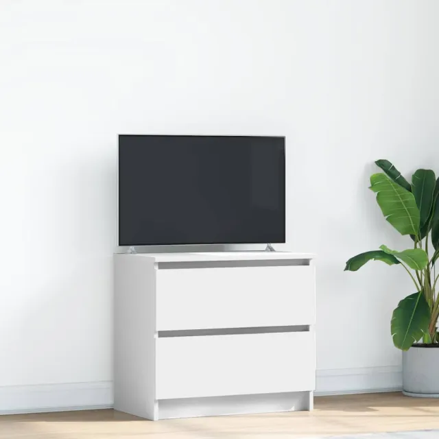 vidaXL Tv-meubel 60x35x54 cm bewerkt hout wit, foto 2