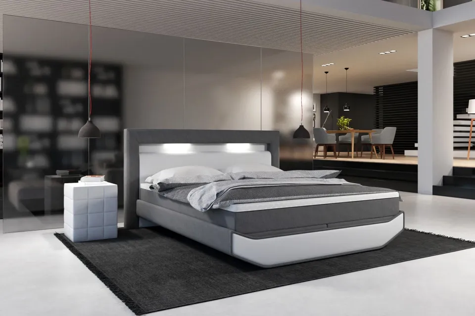 boxspring Miranda grijs, foto 3
