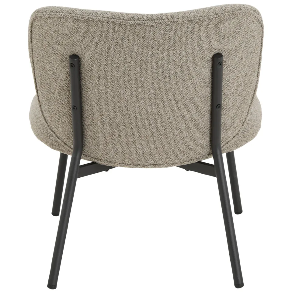 NOUS Living fauteuil Daan taupe, foto 4