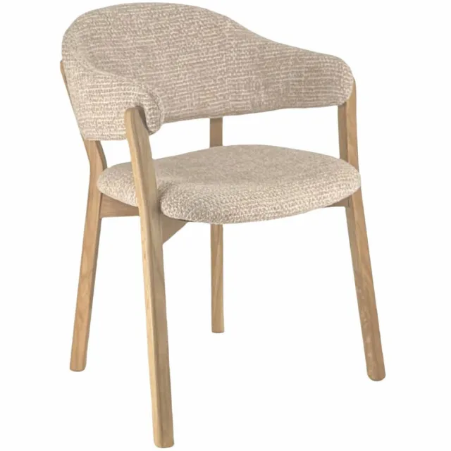 Giga Meubel Uppsala eetkamerstoel taupe