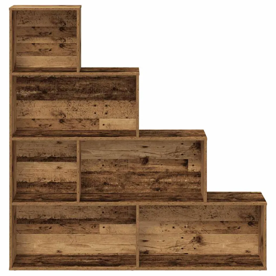 vidaXL Boekenkast 157x24x160 cm bewerkt hout oud houtkleurig bruin, foto 4