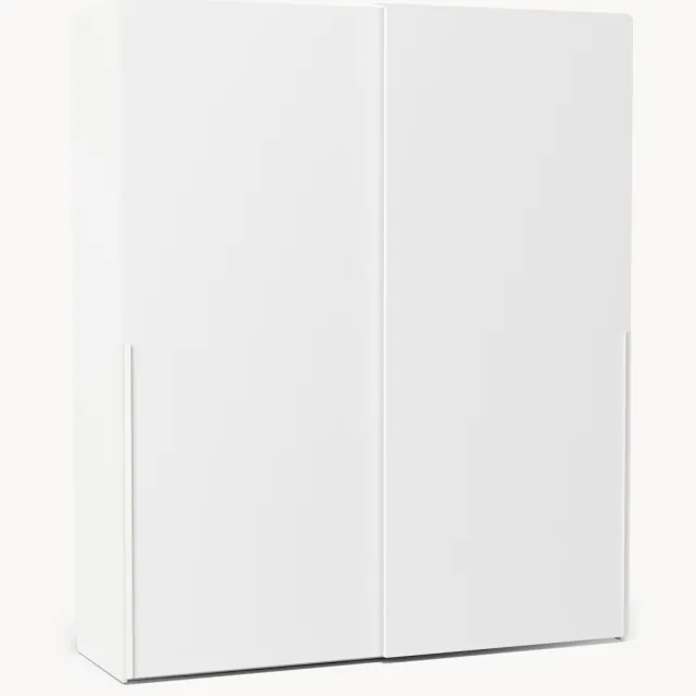 Westwing Collection Modulaire schuifdeurkast Leon, 200 cm breed, in verschillende formaten Wit