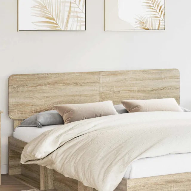vidaXL Hoofdbord Sonoma Eiken Bewerkt hout Bruin