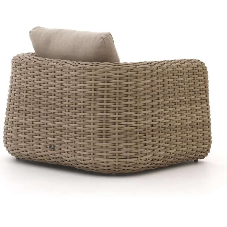 Intenso Furniture Intenso Tarcento/Rough-K stoel-bank loungeset 4-delig taupe, foto 4