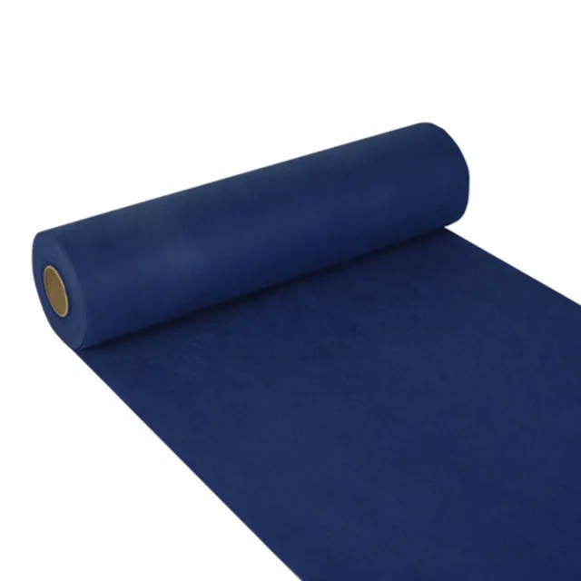 Starpak Tafellopers, stofkarakter, nonwoven "soft selection" 24 m x 40 cm donkerblauw