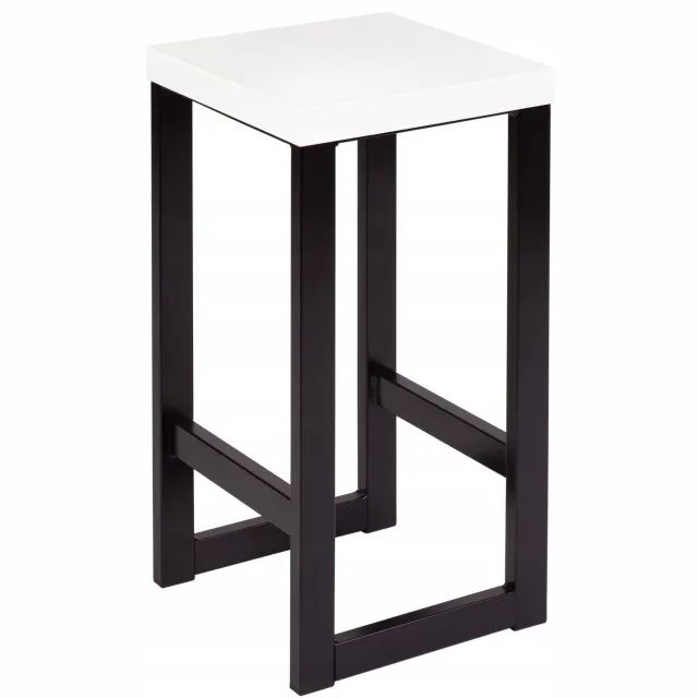 Dendro Hoker Loft Metaal/Hout 62cm - Stoel, Kruk Wit
