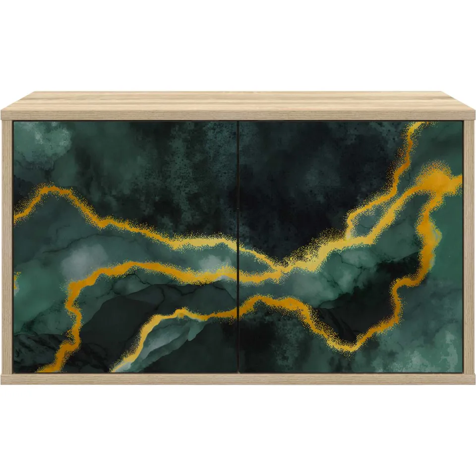 vidaXL Wandgemonteerd tv-meubel WIJHE 69 x 33 x 40 cm Sonoma Eiken, foto 4