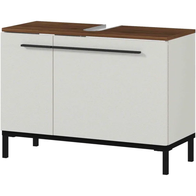 Wastafelkast Serpa Kasjmier Walnoot Beige | Bruin
