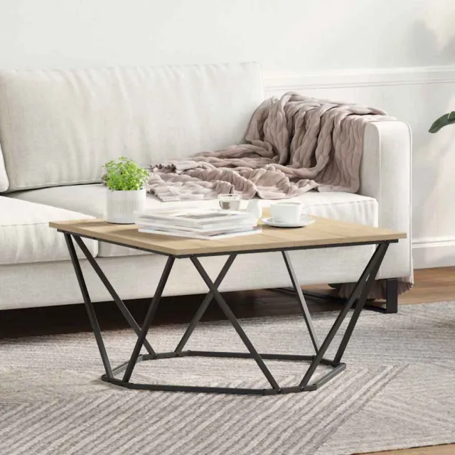 vidaXL Salontafel Sonoma Eiken 80 x 80 x 45 cm Bruin