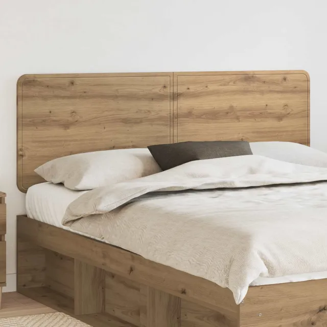 vidaXL Hoofdbord Artisan Eiken Bewerkt hout Bruin