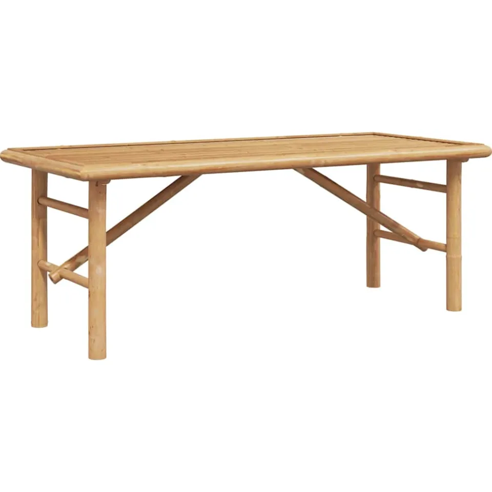 vidaXL Salontafel Bruin 110 x 50 x 43 cm Bamboe, foto 3