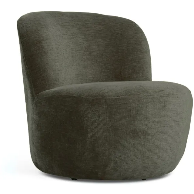 Nest of Nora Stoffen fauteuil Ember - Lounge stoel - Accentstoel - Groen