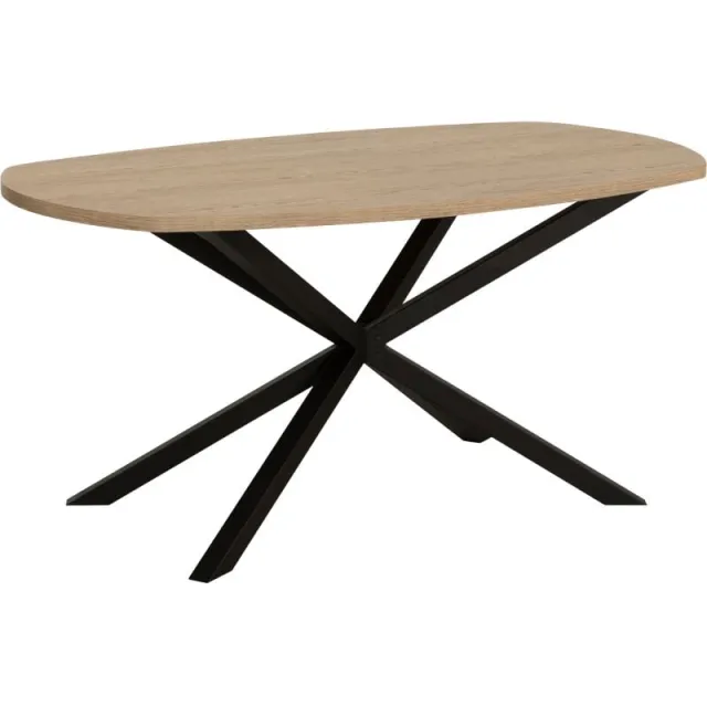 Budget Home Store Eettafel Caiden Deens ovaal 160cm