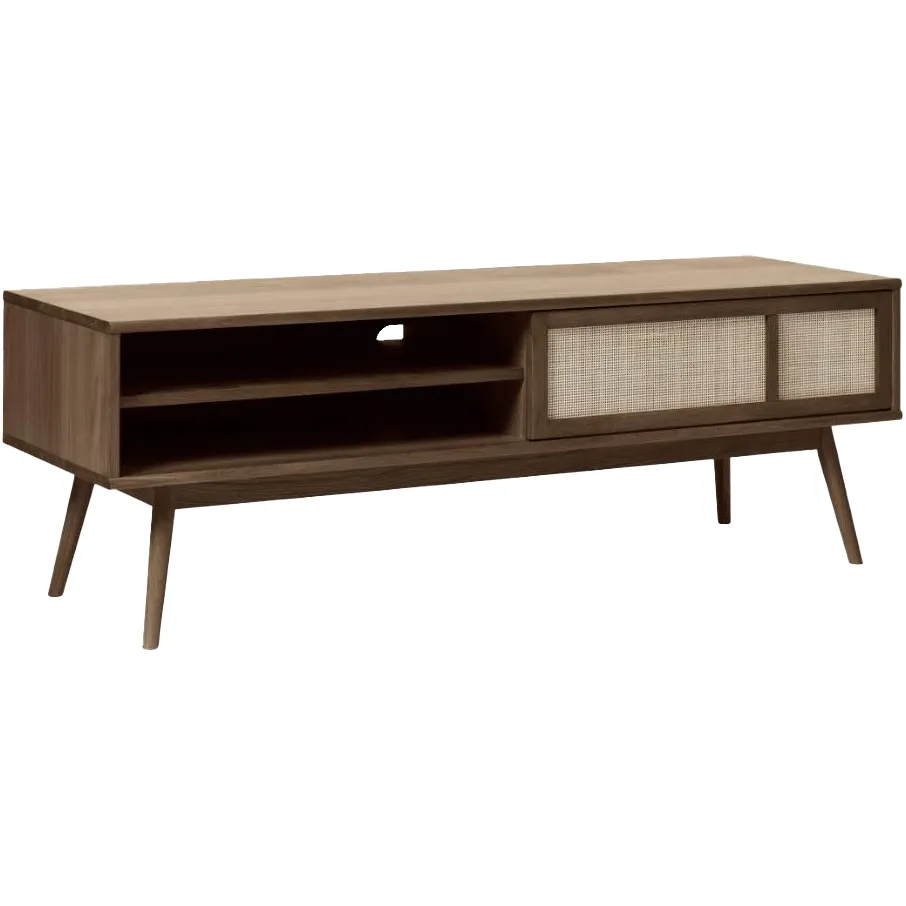 Olivine Boas houten tv meubel gerookt eiken - 150 x 45 cm, foto 2