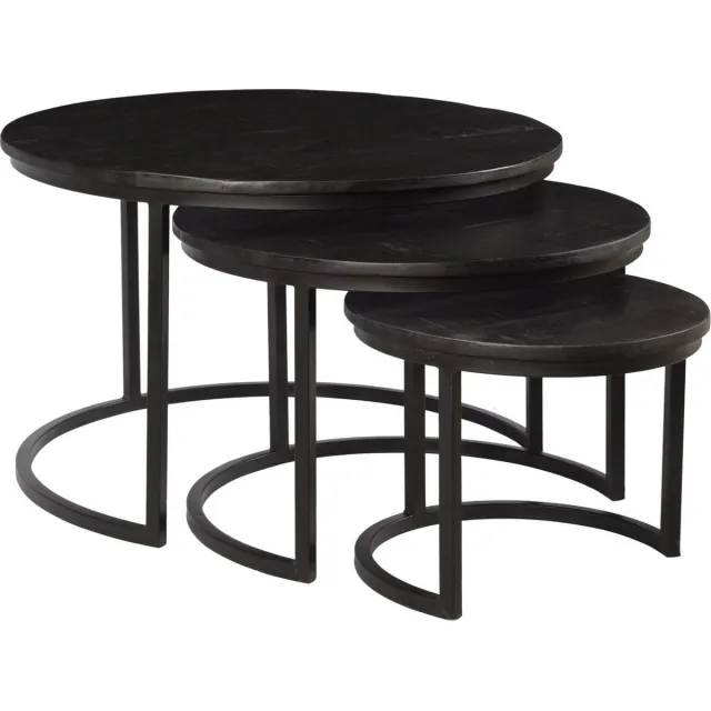 Livingfurn Salontafel Jerrel Kala Set of 3 Multicollour