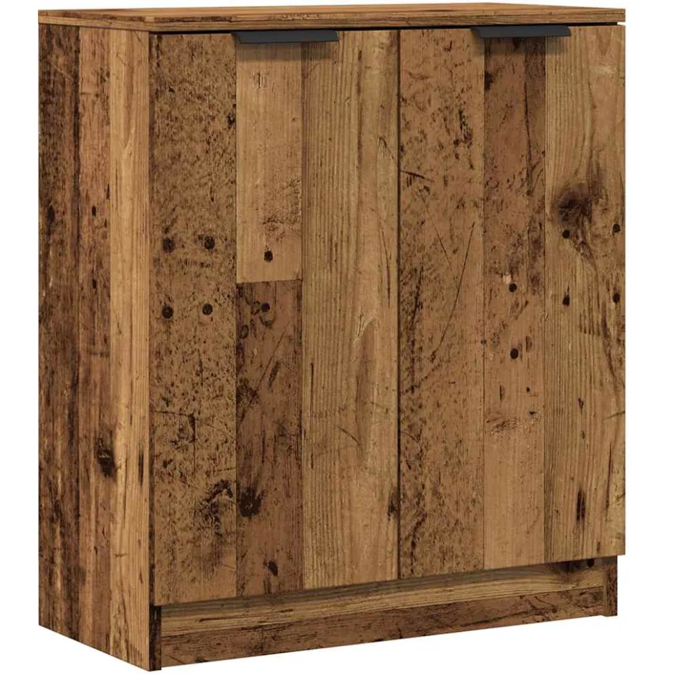 vidaXL Dressoir 60x30x70 cm bewerkt hout oud houtkleurig bruin, foto 3