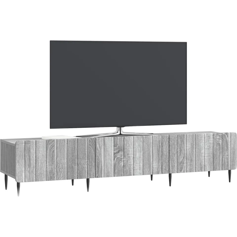 vidaXL TV-kast met lade Grijs sonoma 147 x 34,5 x 32 cm Bewerkt hout