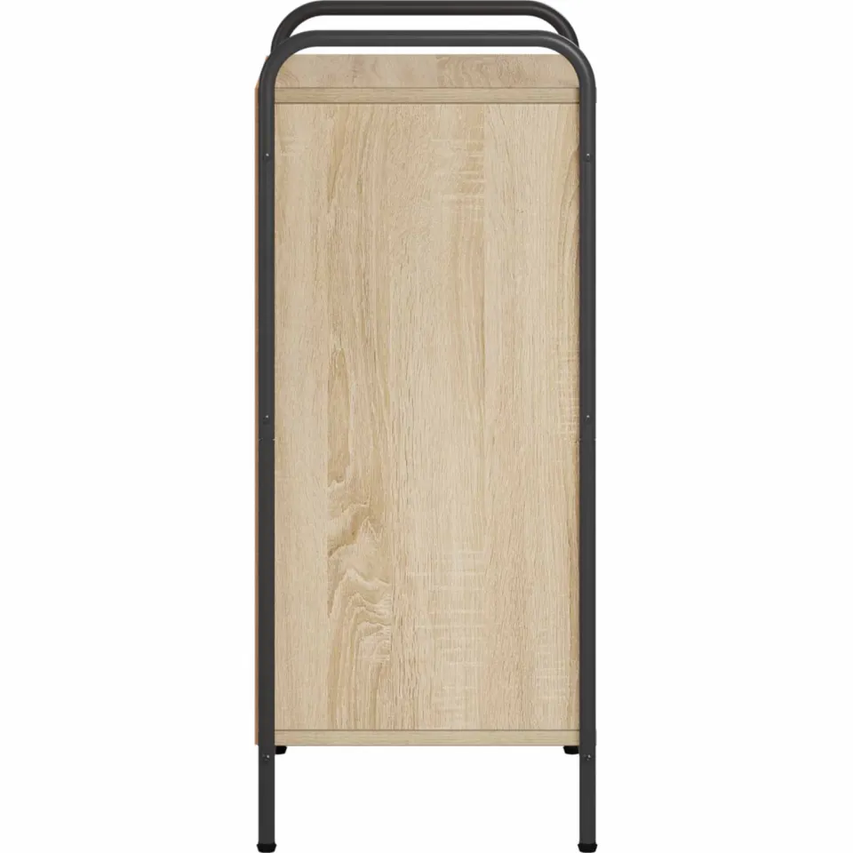 vidaXL Boekenkast 55,5 x 33 x 174 cm Bewerkt hout Sonoma Eiken, foto 4