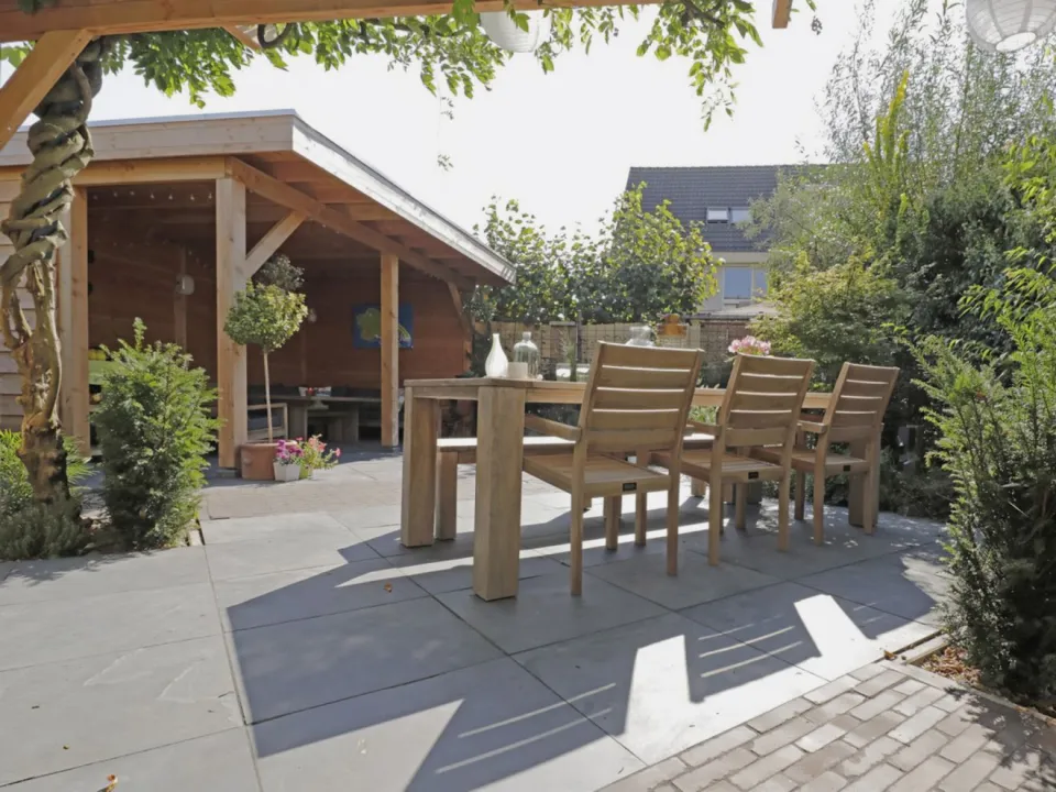 ROUGH Furniture ROUGH-S/ROUGH-X 240cm dining tuinset 7-delig stapelbaar bruin, foto 5