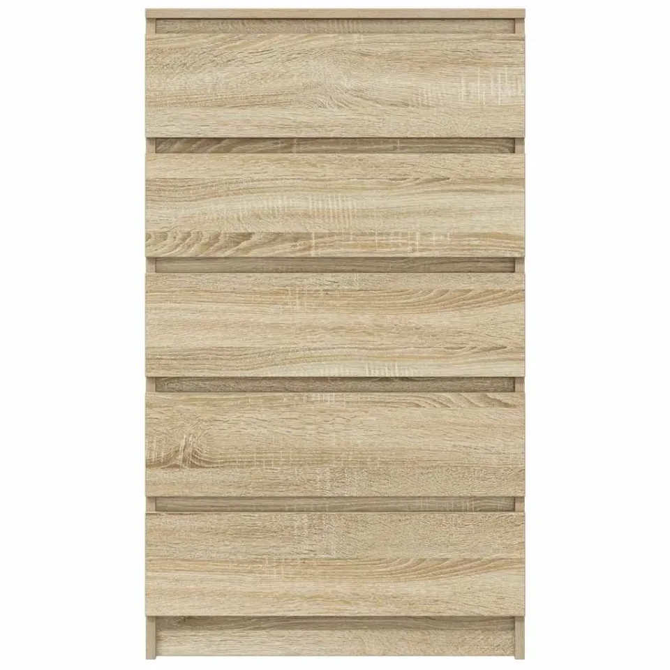vidaXL Ladekast 60x36x103 cm bewerkt hout sonoma eikenkleurig, foto 4