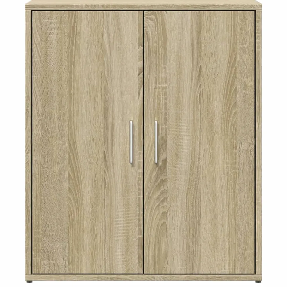 vidaXL Dressoir 60x31x70 cm bewerkt hout sonoma eikenkleurig, foto 4
