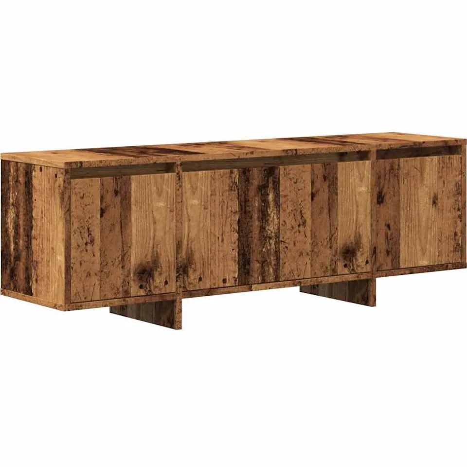 vidaXL Tv-meubel 120x30x40,5 cm bewerkt hout oud houtkleurig Bruin
