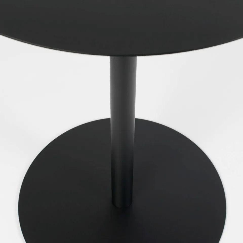 Zuiver ronde bistro tafel Snow Ø 57 zwart, foto 4