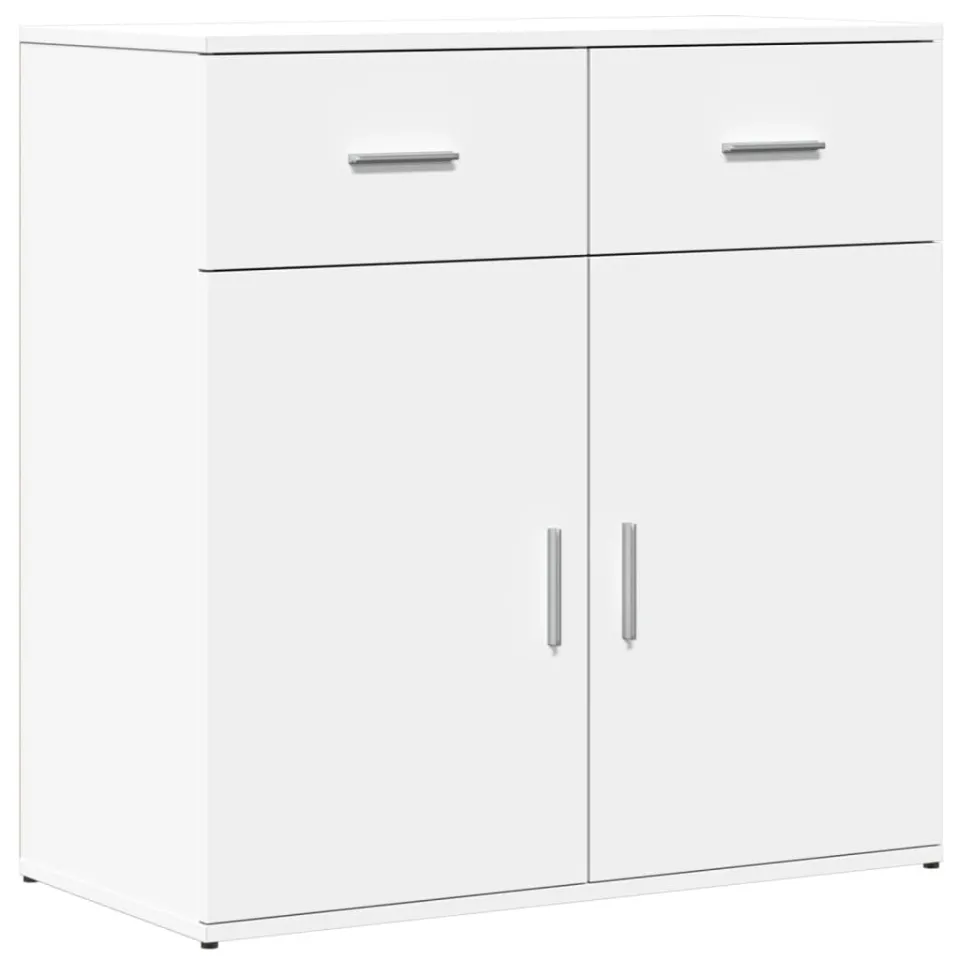 vidaXL Dressoir 79x38x80 cm bewerkt hout wit