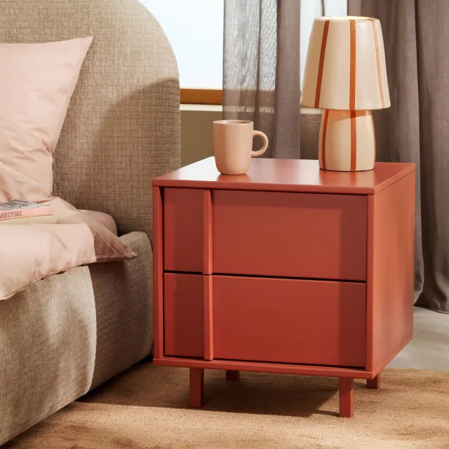 NOUS Living Kale nachtkastje terracotta, foto 2