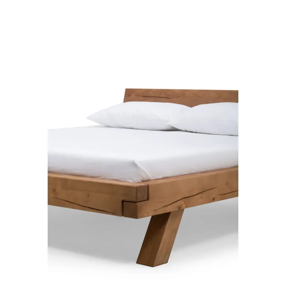 bed Romeo vurenhout bruin, foto 3