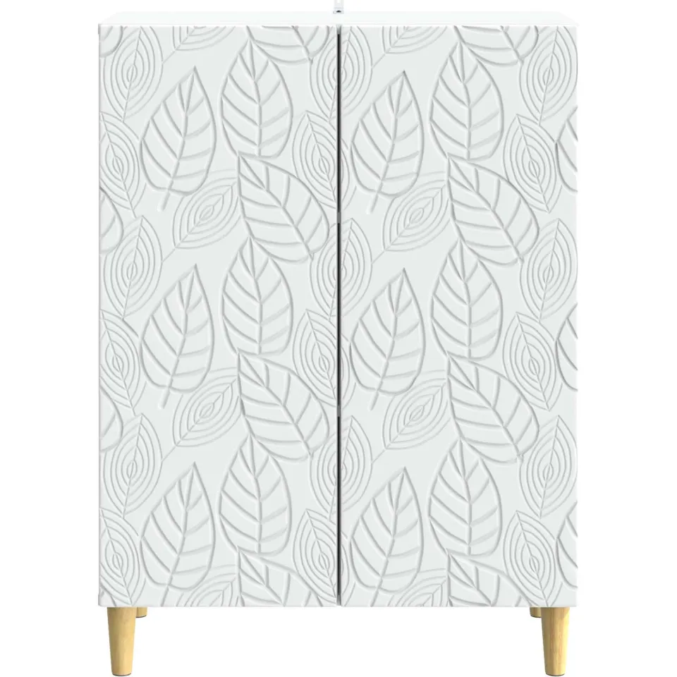 vidaXL Dressoir Wit 66 x 34,5 x 90 cm Bewerkt hout, foto 4