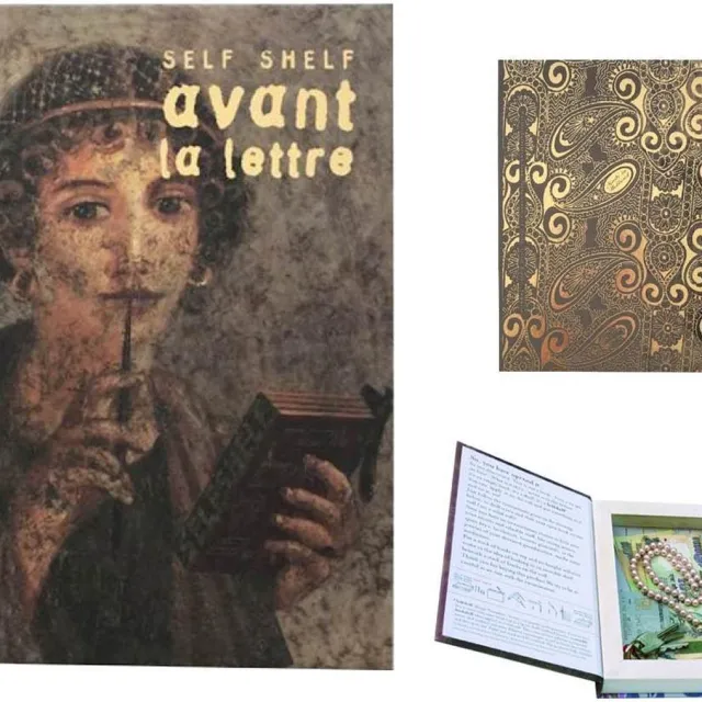 Cleverline Selfshelf Boekenplank - Open book 'Avant la lettre' vrouw bruin tinten