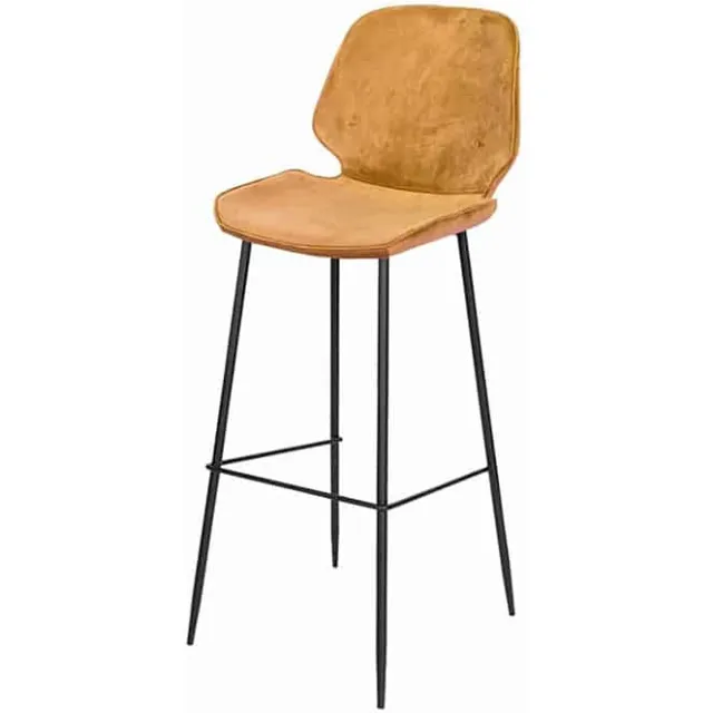 NordXL Barkruk Ocean Velvet Okergeel