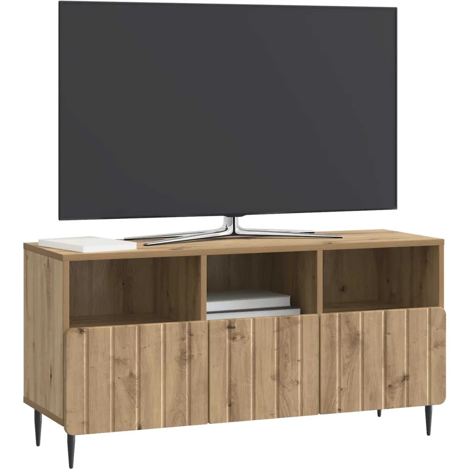 vidaXL TV-kast 102 x 34,5 x 50 cm Artisanaal eiken Bewerkt hout, foto 3