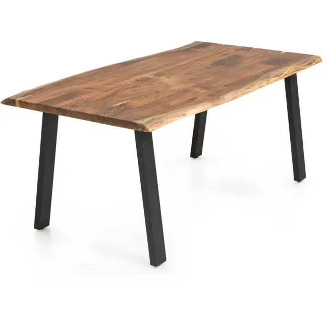Eetkamertafel Thijmen Acacia bruin, foto 2
