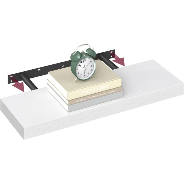 Vasagle Wandplank - Voor Fotolijsten - Modern Design Sneewwit