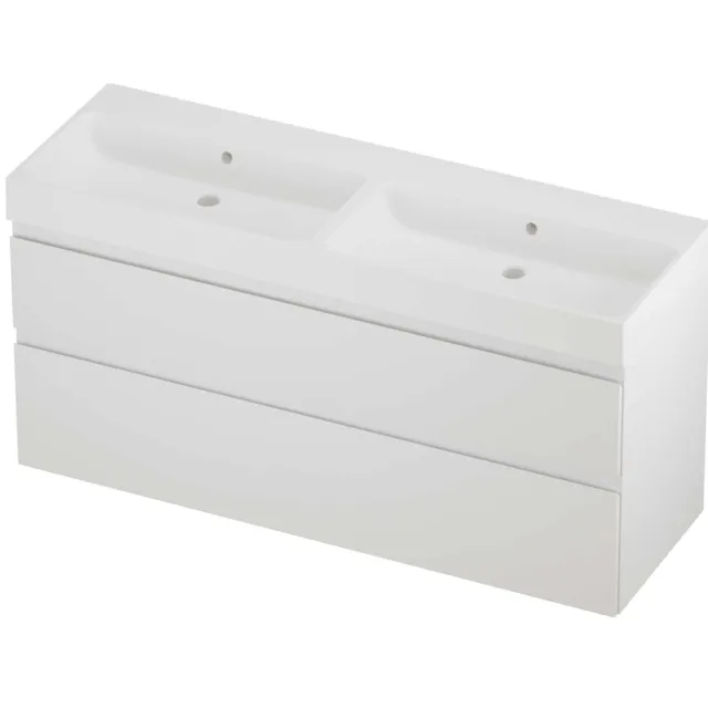 Proline Podium Badmeubelset Polystone Loft 140x46x70 cm Mat White Mat Wit