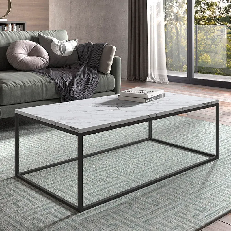 Salontafel Noor wit marmer, foto 2