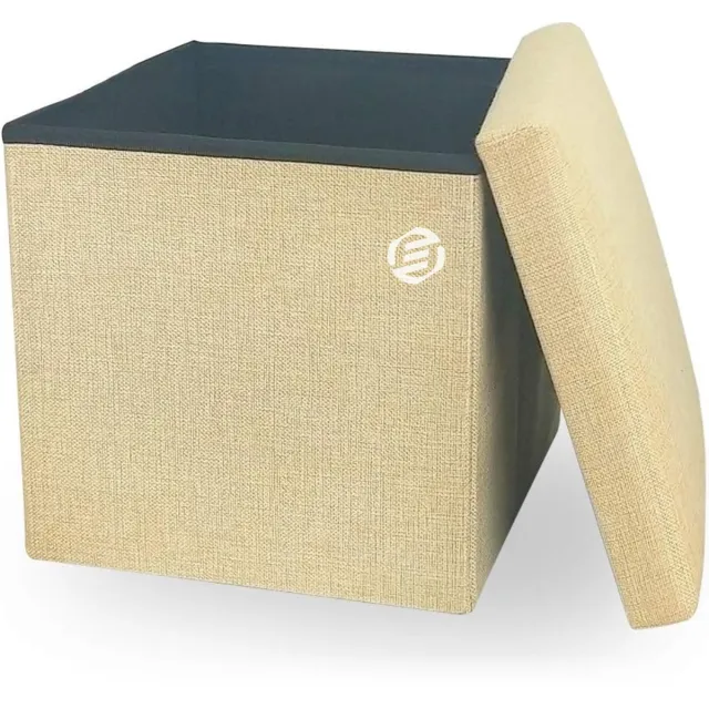 Equivera Voetenbankje Of Poef - Poef - Voetenbankje - Hocker - Voetenbankje Binnen - Poefs room