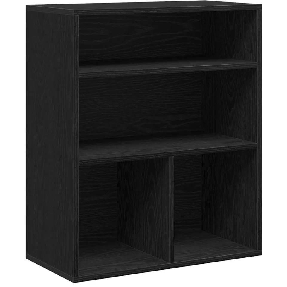 vidaXL Boekenkast 60x30x71,5 cm bewerkt hout zwart, foto 3