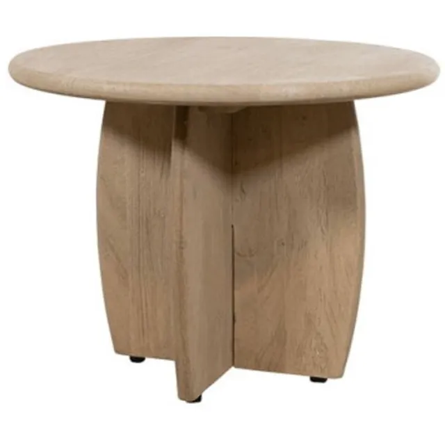 MySons Salontafel Durban rond Ø60 cm Acacia Weathered Wood Naturel