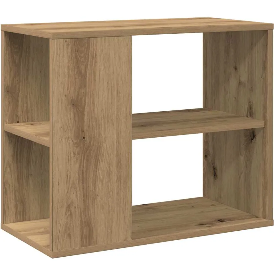 vidaXL Bijzetkast 60x30x50 cm bewerkt hout artisanaal eikenkleur, foto 4