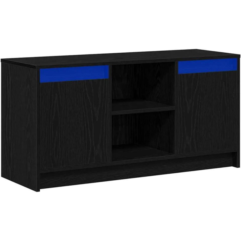 vidaXL TV Eenheden 100 x 34 x 50 cm Zwart Bewerkt hout, foto 3