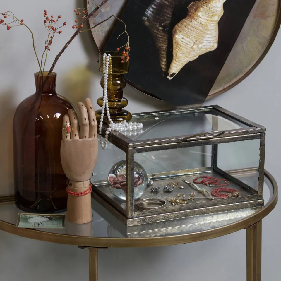 WOOOD Goddess bijzettafel antique brass, foto 3